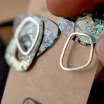 Pendientes versátiles, 4 opciones en 1, Plata 925 y cds reciclados - Imagen 3